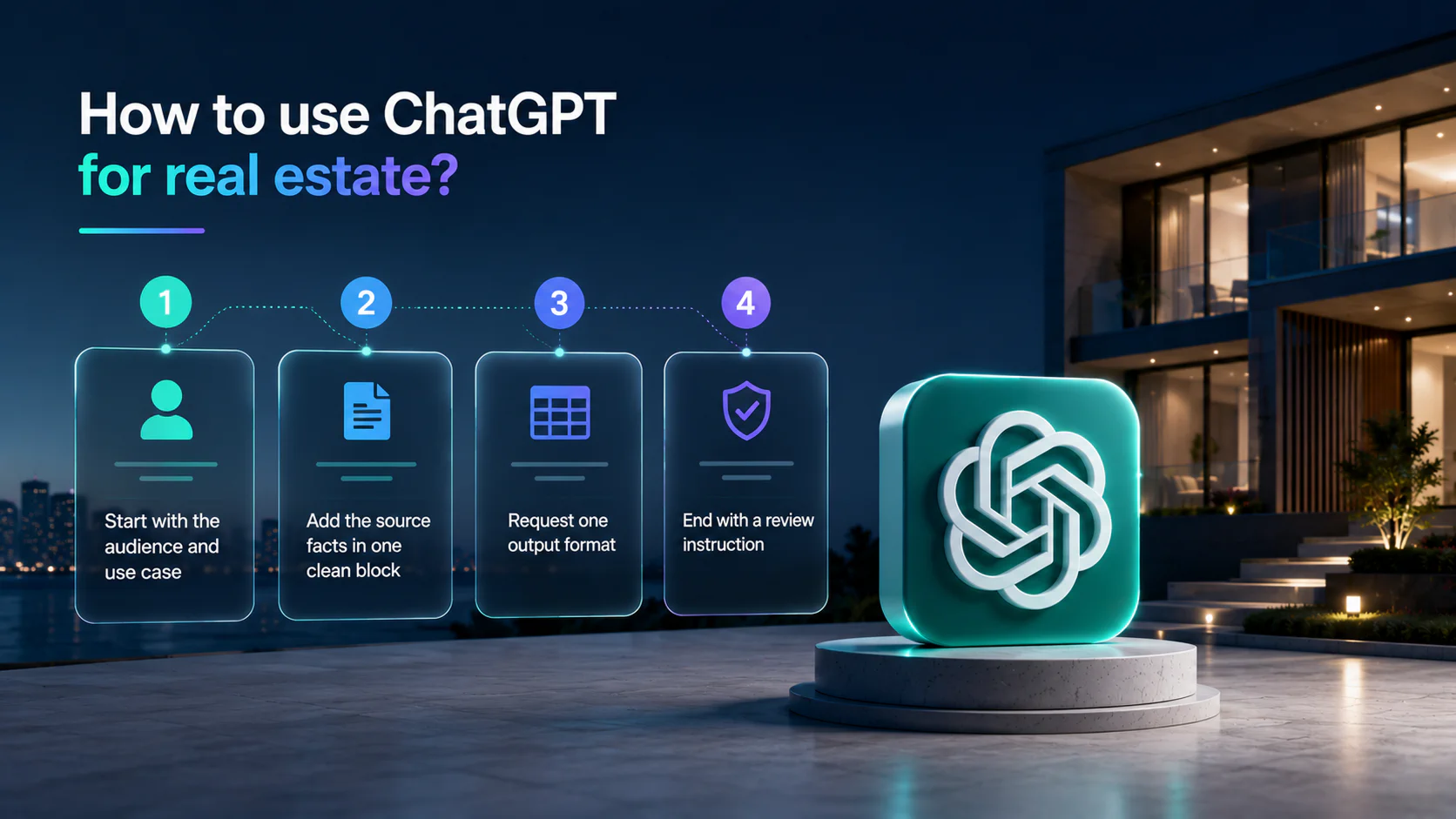 How to use ChatGPT for real estate: prompt engineering tips
