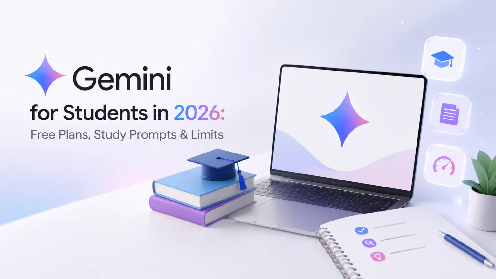 Gemini for Students in 2026: Free Plans, Study Prompts & Limits