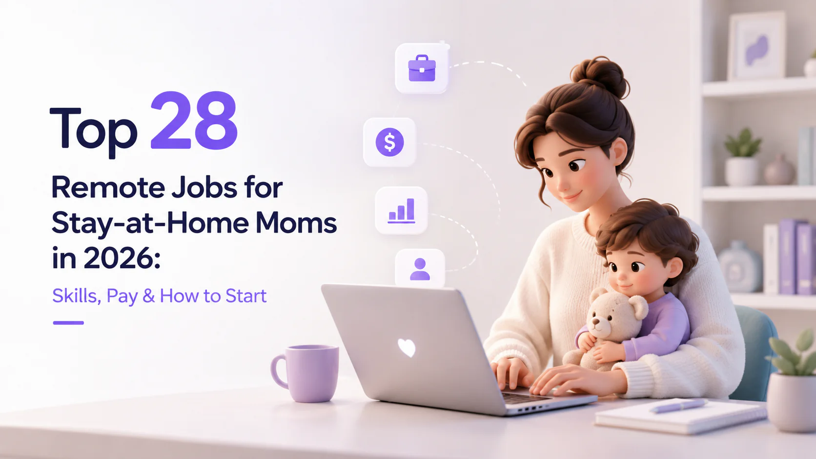 Top 28 Remote Jobs for Stay-at-Home Moms in 2026