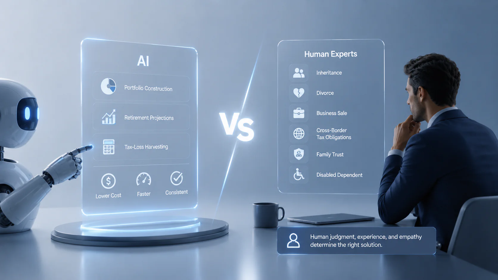 AI vs. Experts in Financial Problem-Solving